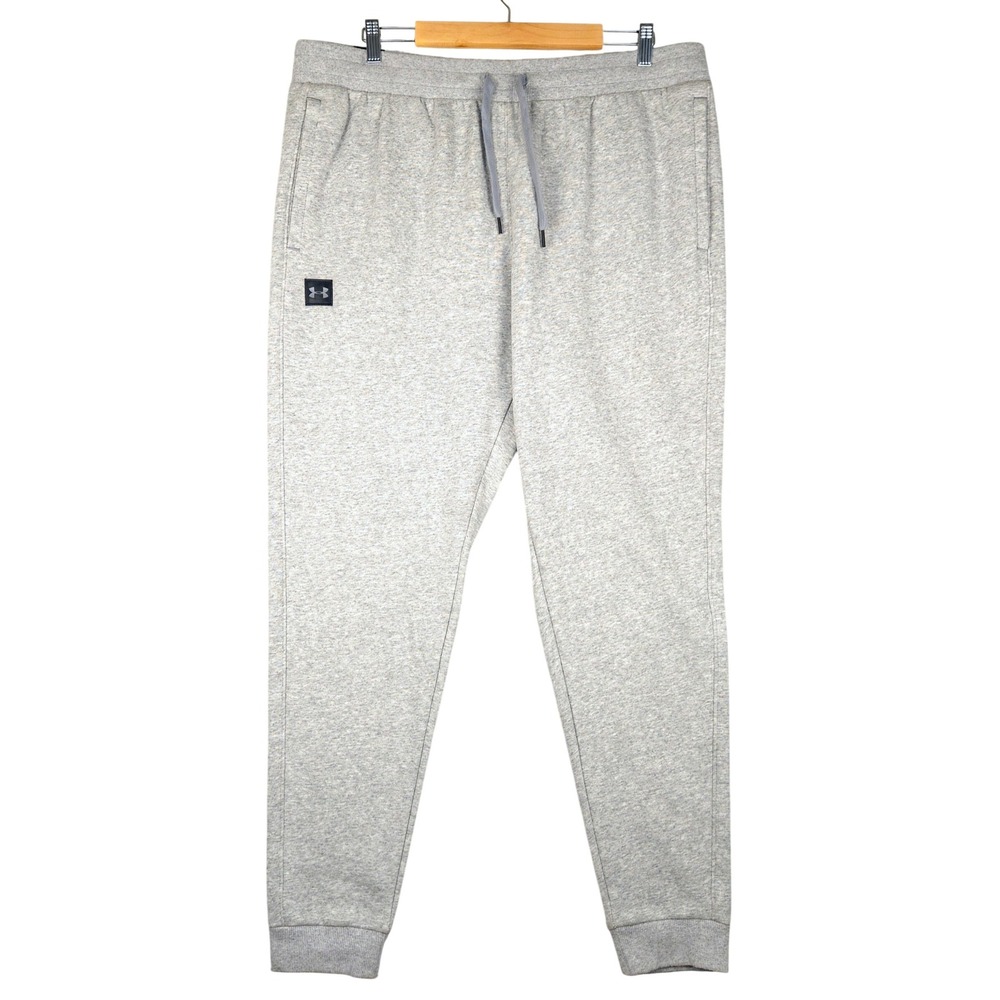 Under Armour Jogger Sweatpants‎ Heather Gray Athletic Gym XXL 2XL